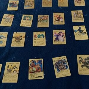 Pokemon Gold Collectible Cards